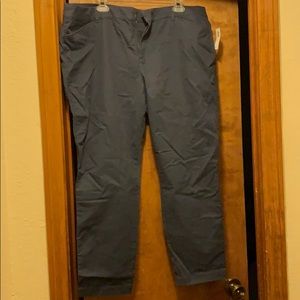 Old Navy Mid-Rise Pixie Ankle Chinos - Navy Blue